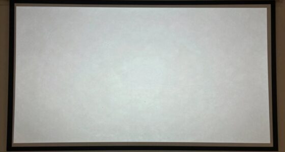 poor quality projector screens