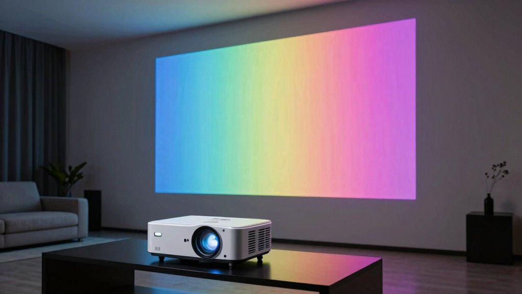 portable high brightness wireless projectors