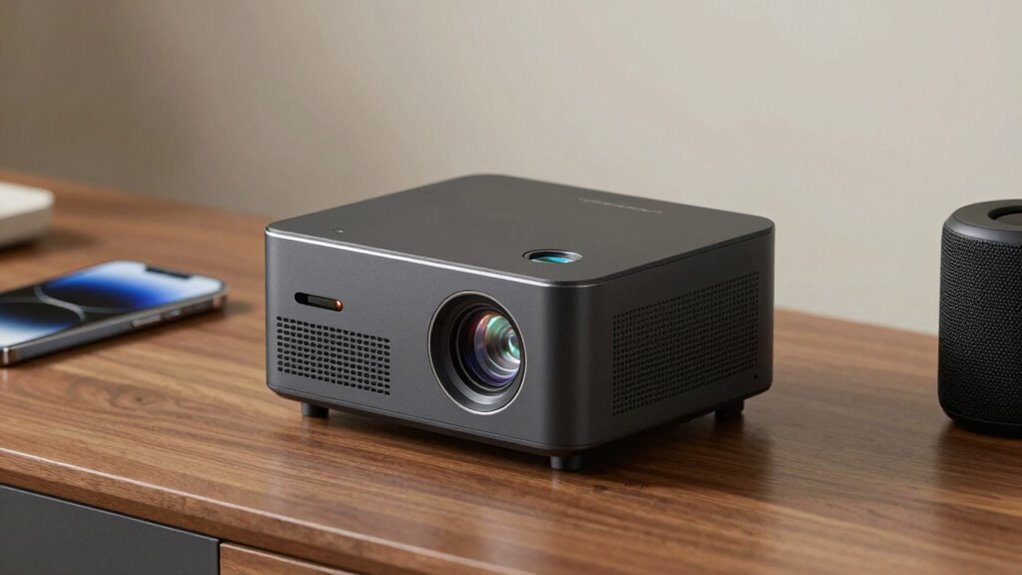 portable versatile battery powered projectors