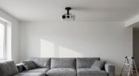 position projector before furniture