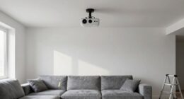 position projector before furniture