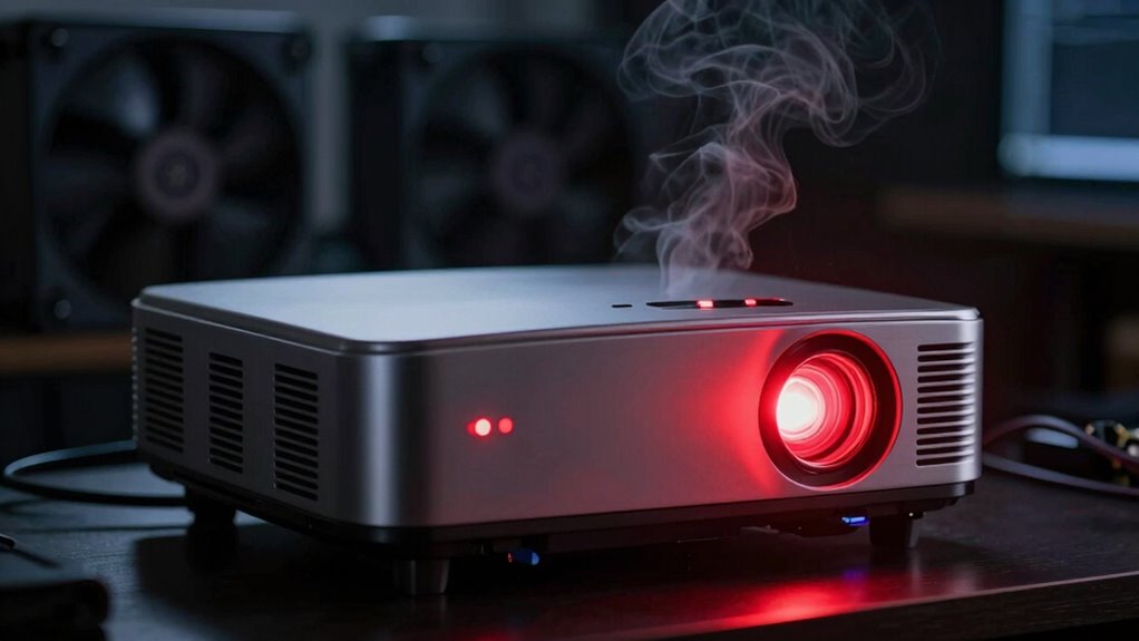 projector overheating alerts explained