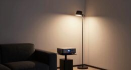 projector room floor lamps