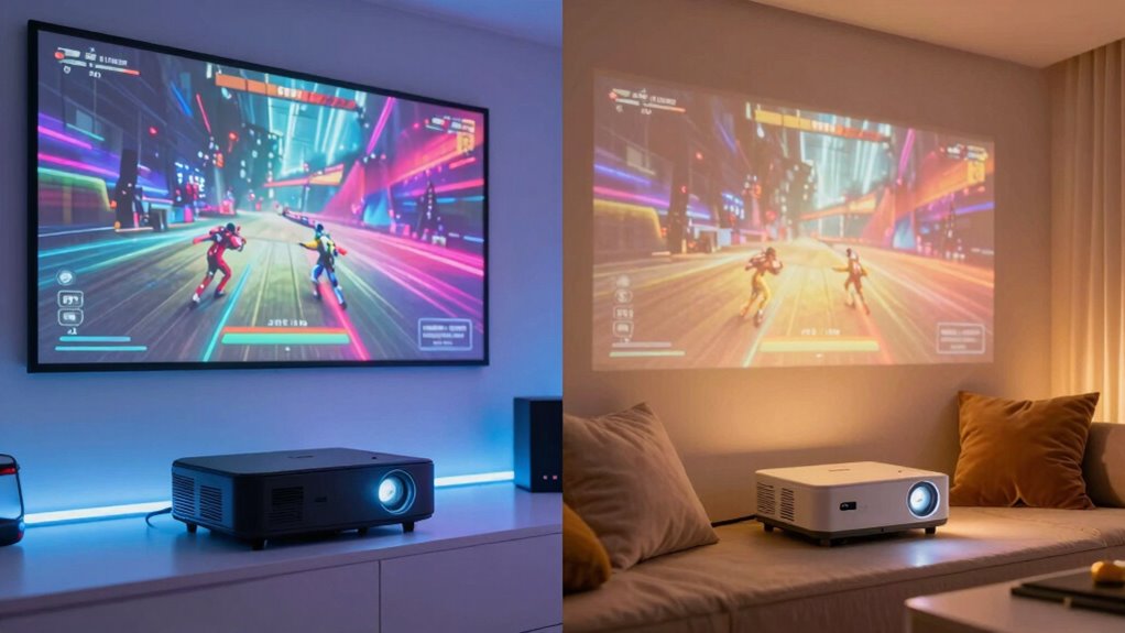 projector specs for gaming