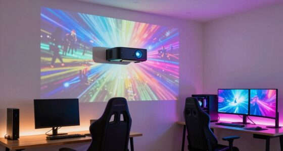 projector vs console setup