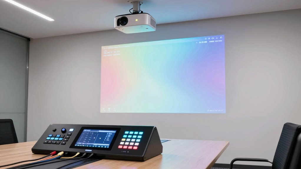remote network projector management