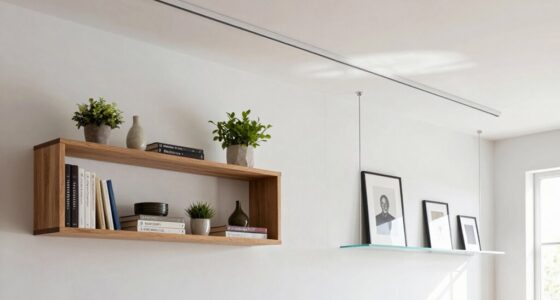 shelf vs ceiling mounting