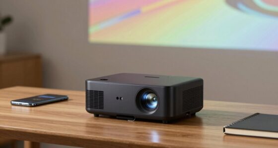 small portable projector features
