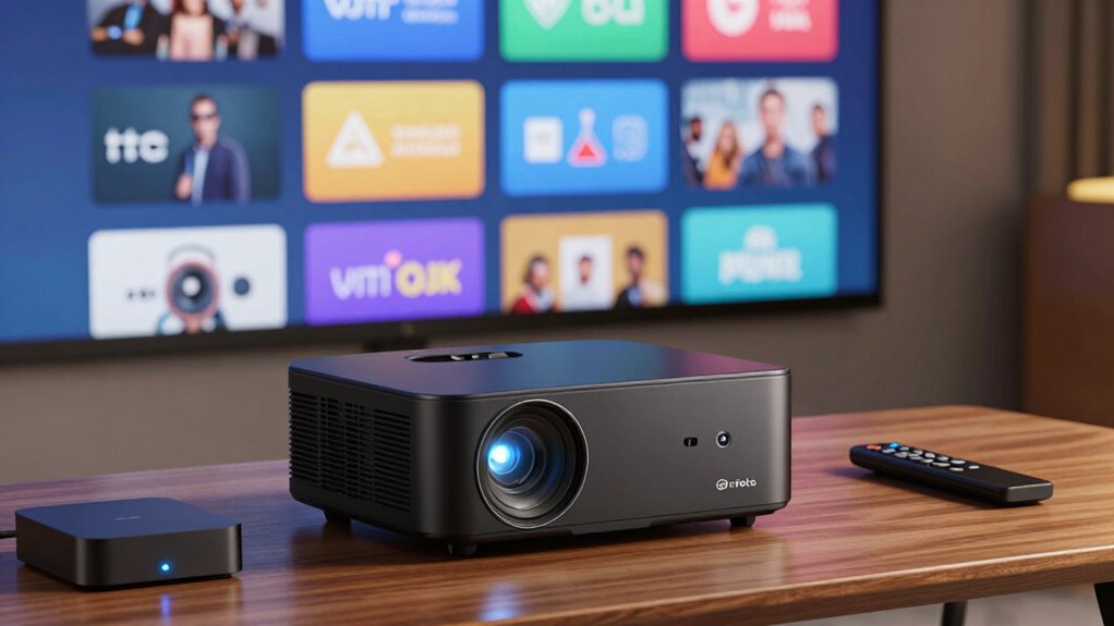 smart projectors vs streaming boxes