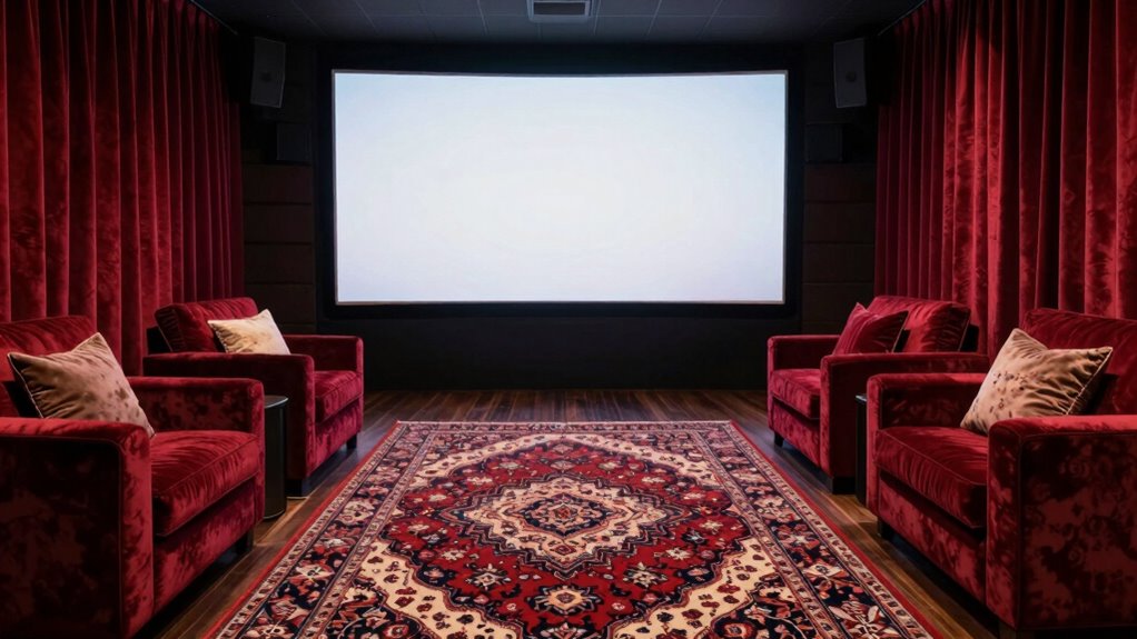 soft furnishings enhance acoustic quality