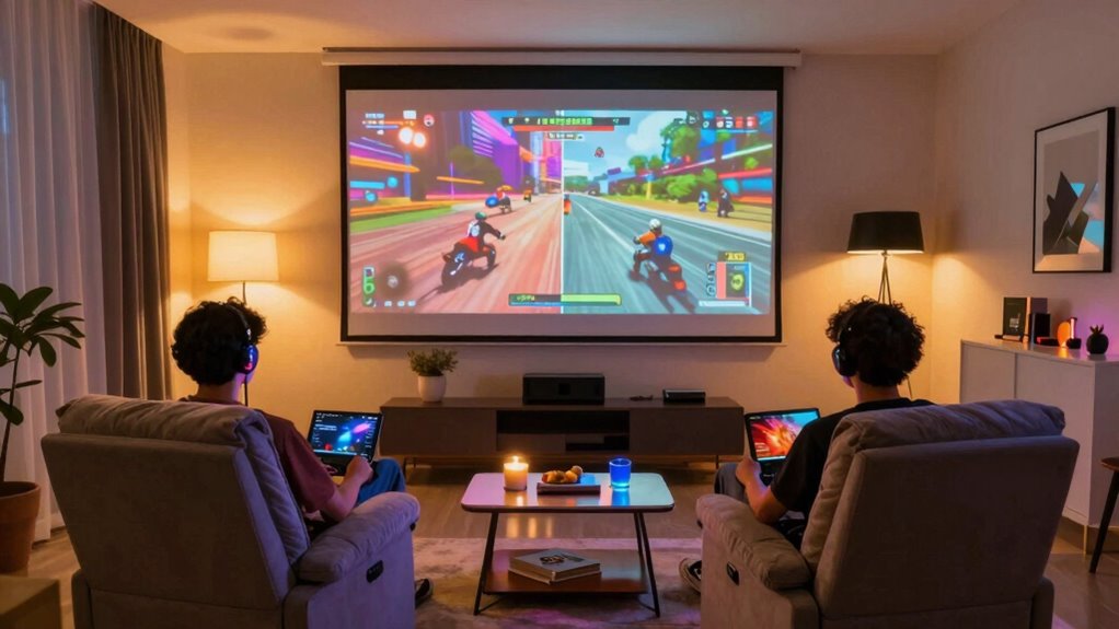 split screen gaming adjustments