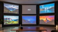 top alr projector screens