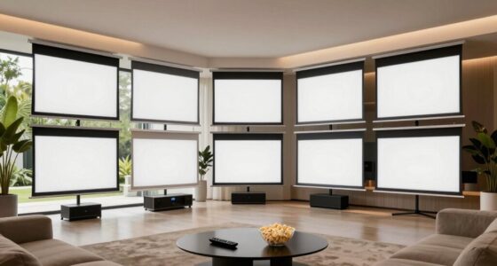 top apartment projector screens
