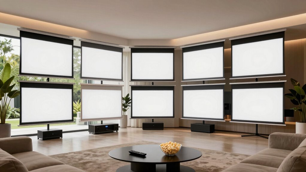 top apartment projector screens