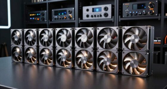 top av rack fans