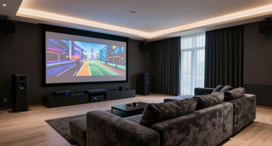 top ceiling projector screens