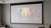 top fixed projector screens