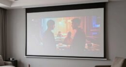 top fixed projector screens