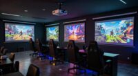 top gaming projector screens