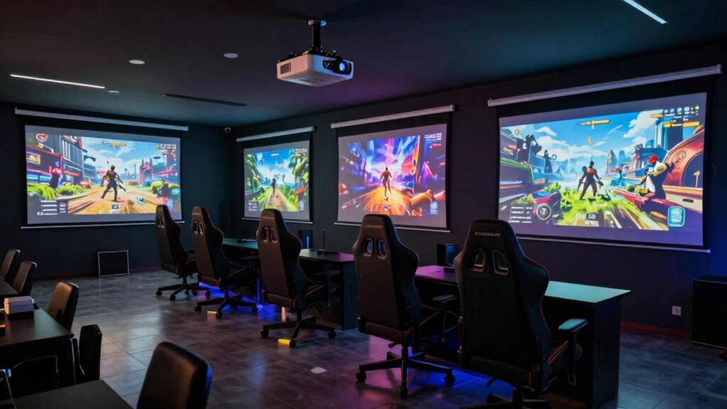 top gaming projector screens