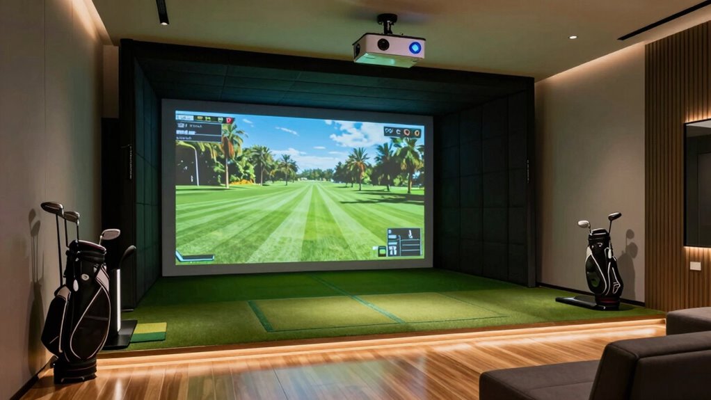 top golf simulator projectors