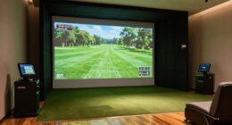 top golf simulator screens