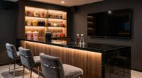 top home theater snack bar furniture