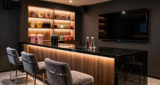 top home theater snack bar furniture