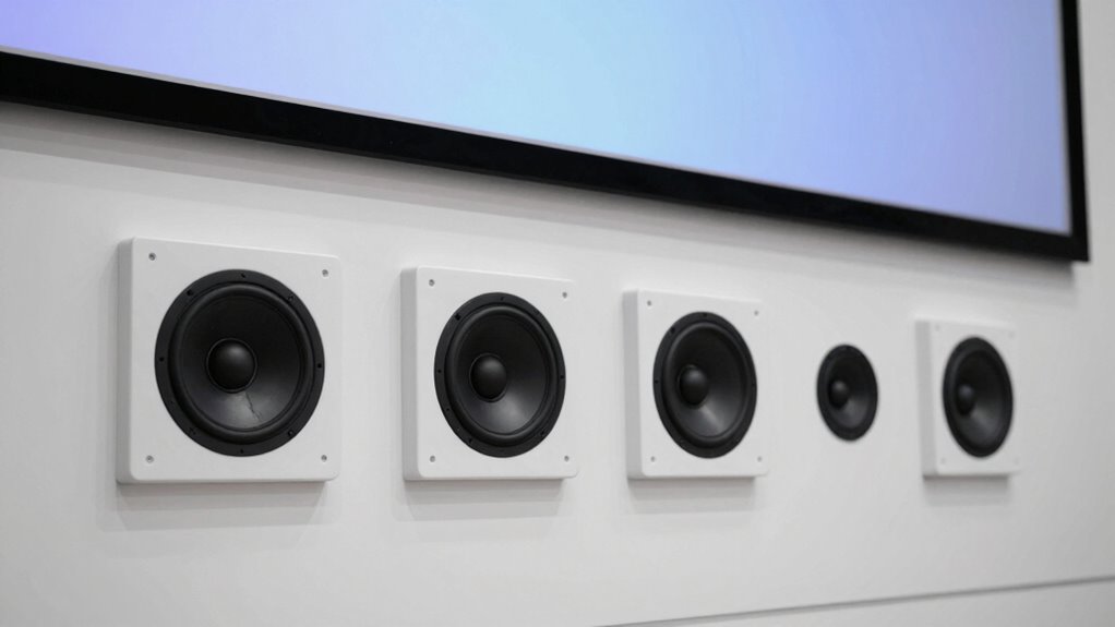 top in wall speakers