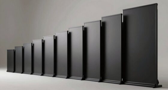 top low gain projector screens