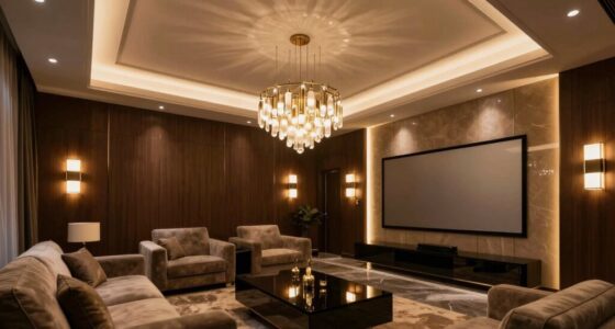 top media room lighting