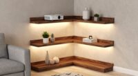 top projector corner shelves