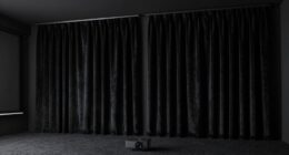 top projector room curtains