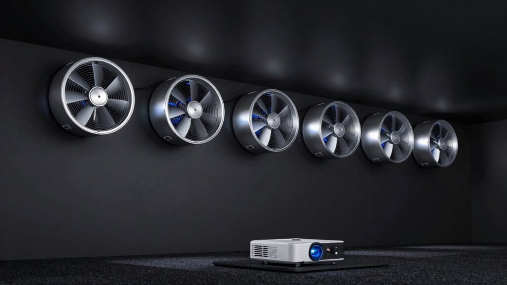 top projector room fans