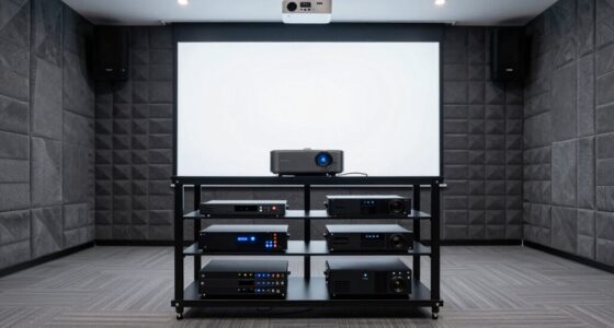 top projector room racks