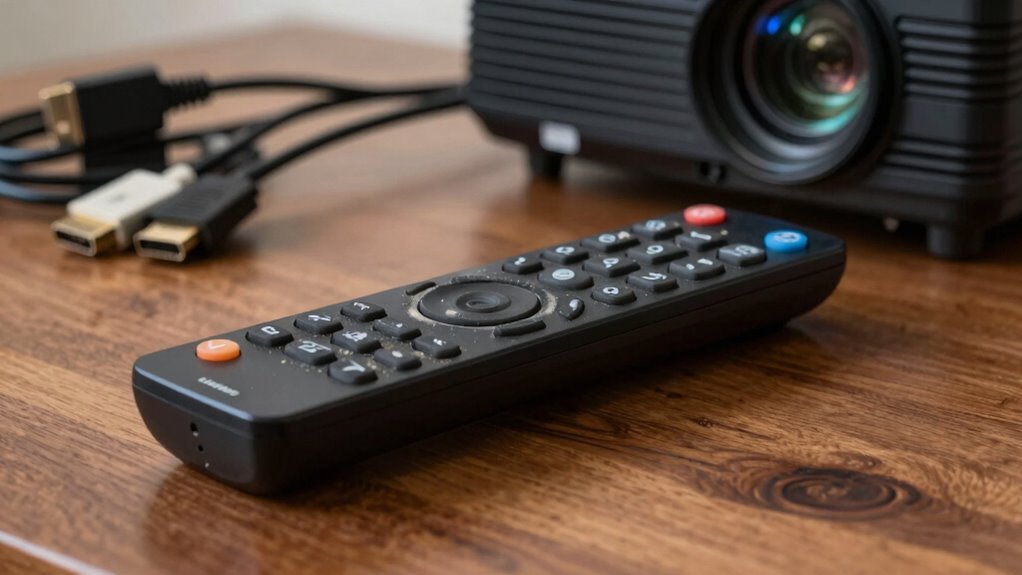 troubleshooting projector remote issues