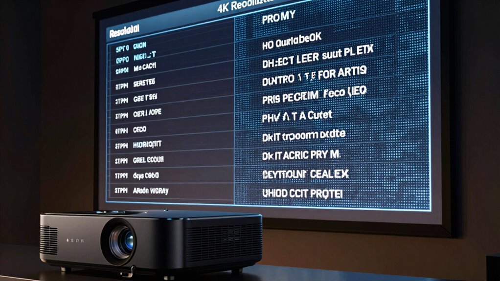 understanding 4k projector specifications