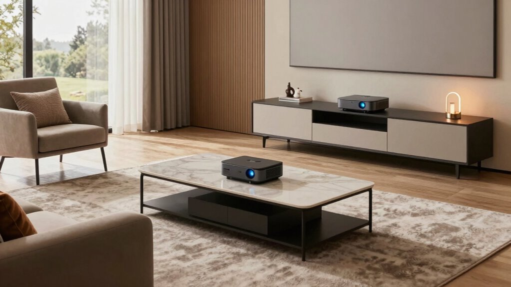 versatile furniture for projectors