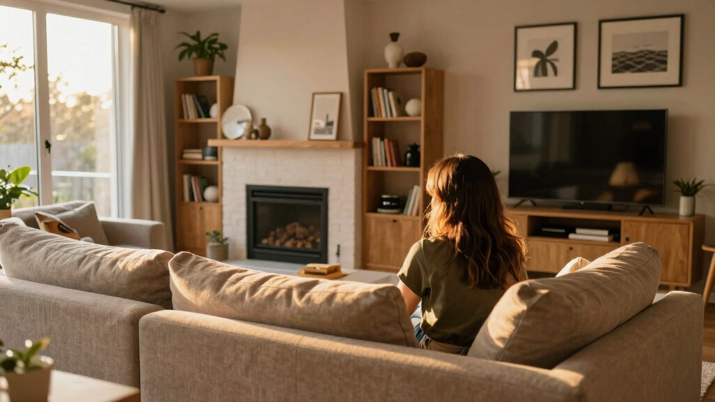 This Living Room’s Fireplace Now Has a Dream Built-In Thanks to an IKEA BILLY Hack
