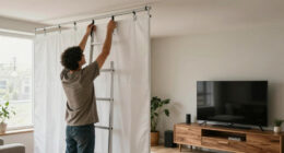 The IKEA Store Convinced Me to Hang Room Dividers from the Ceiling