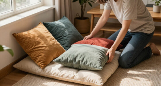 10 Floor Cushions That Instantly Create Cozy Reading Nooks (And Extra Seating!)