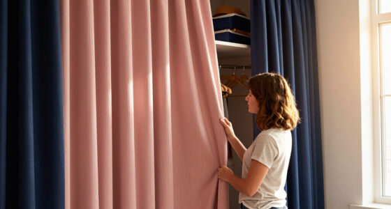 I Ditched My Closet Doors For $60 Pleated Curtains (See Why!)