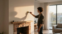 They Removed The Living Room’s Brick Fireplace — And They Don’t Regret It