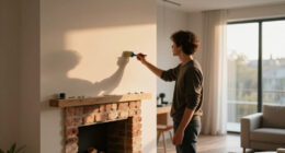 They Removed The Living Room’s Brick Fireplace — And They Don’t Regret It