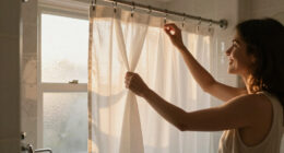 A $10,000 Plumbing Problem Led Me To A $328 Shower Curtain I Love