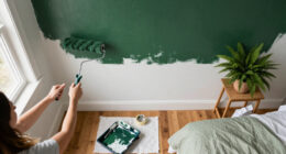 A Bright White Bedroom Is Now A Green Cocoon “Inspired By The Forest”