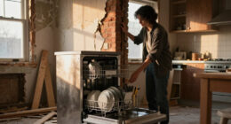 A Victorian Home's Entire Kitchen Was Demolished — Except For The Dishwasher