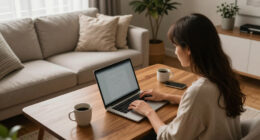 Podcaster Amanda Hirsch’s NYC Apartment Feels Like A Quiet, Hotel-Like Escape From The City