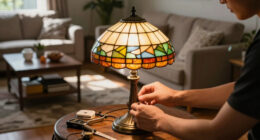 T.J. Maxx Is Selling Out Of This Tiffany-Inspired Accent Lamp