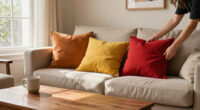 They Took A Risk On Mustard And Red — It Completely Changed This Living Room